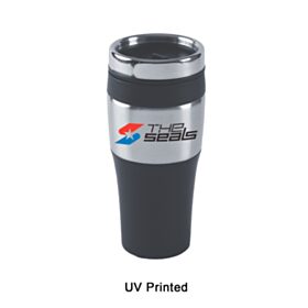 16 oz Silver Streak Travel Mug (Sold Individually). MG410