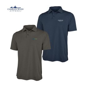 CR Men's Heathered Eco-Logic Stretch Polo. 3318 - DF/LC