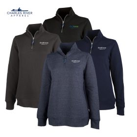 CR Ladies' Crosswind Quarter Zip Sweatshirt. 5459 - DF/LC