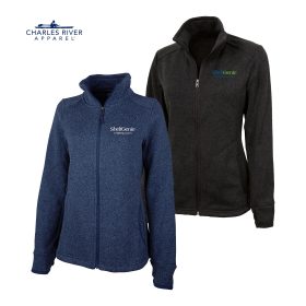 CR Ladies' Heathered Fleece Jacket. 5493