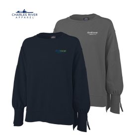 CR Ladies' Camden Spliced Crew Neck Sweatshirt. 5523 