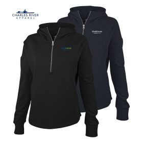 CR Ladies' Willow Scallop Hem Hoodie. 5527 