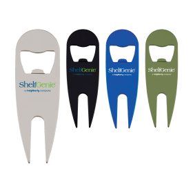 Aluminum Divot Tool with Bottle Opener (LOTS OF 24). 7270