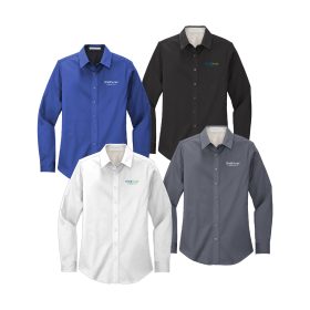 Ladies' Long Sleeve Easy Care Shirt.  L608