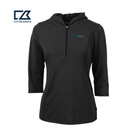 Cutter & Buck - Ladies' Recycled Half Zip Hoodie. LCK00120 - DF/LC