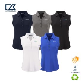 C&B Forge Eco Stretch Recycled Women's Sleeveless Polo. LCK00197 -DF/LC