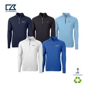 C&B Adapt Eco Knit Stretch Recycled Men's Quarter Zip Pullover. MCK01143