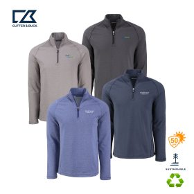 C&B Peshastin Fleece Recycled Men's Half Zip Pullover. MCK01325