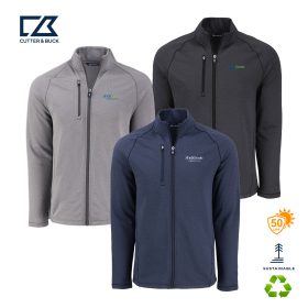 C&B Peshastin Fleece Recycled Mens Full Zip Jacket. MCK01326