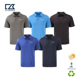 C & B Men's Coastline Eco Recycled Polo. MCK01327 - DF/LC