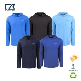 C&B Men's Coastline Eco Recycled Hooded Shirt. MCK01330 - DF/LC