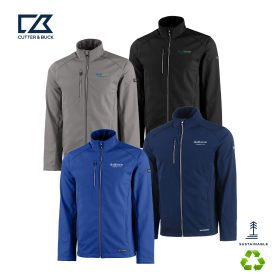 Cutter & Buck Evoke Eco Softshell Recycled Full Zip Mens Jacket. MCO00078