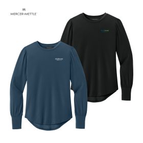 Mercer+Mettle Ladies' Stretch Jersey Long Sleeve Blouse. MM1019