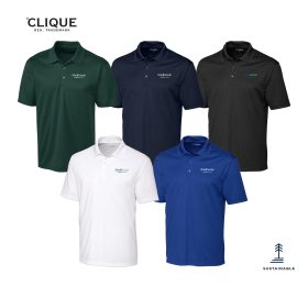 Clique Spin Eco Performance Pique Mens Polo. MQK00075