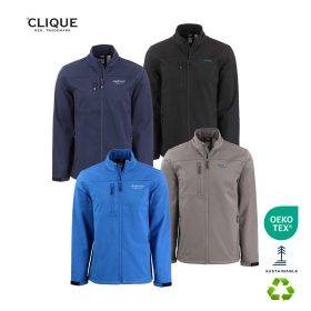 Clique Tempest Waterproof Full Zip Mens Softshell Jacket. MQO00078