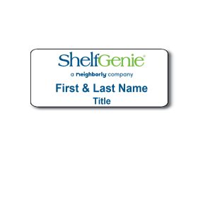 Name Badge W/ Magnetic Back (Sold Individually). 1.5x3NB