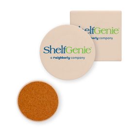 4" Extra Absorbent Coasters in Round or Square (LOTS OF 6). 1594/1593