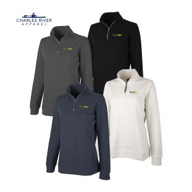 Charles River Ladies' Hudson 1/4 Zip Pullover. 5411