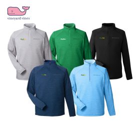 Vineyard Vines Men's Sankaty Quarter-Zip Pullover. K002709 - EMB/RC