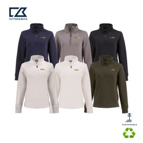 C&B Roam Epic Versatility Recycled Ladies Quarter Zip Pullover. LCK00209 