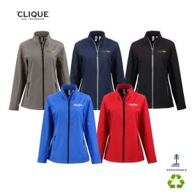 Clique Temp Eco Stretch Full Zip Womens Softshell Jacket - LQO00068