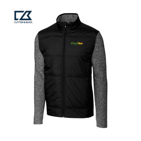 Cutter & Buck - Quilted Mens Full Zip Windbreaker Jacket. MCK09406