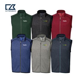 C&B Mainsail Sweater-Knit Mens Full Zip Vest. MCO00047