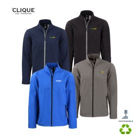Clique Tempo Stretch Full Zip Mens Softshell Jacket. MQO00077