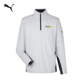 Puma Men's Mesa Stripe Quarter-Zip. PG410 -DF/LC