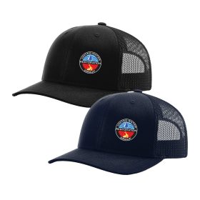 Printed Richardson Snapback Trucker Cap. 112 - DF/SIDE
