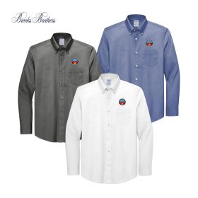 Brooks Brothers® Men's Wrinkle-Free Stretch Pinpoint Shirt . BB18000 