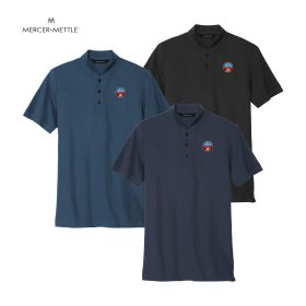 Mercer+Mettle&trade; Men's Stretch Pique Henley. MM1008