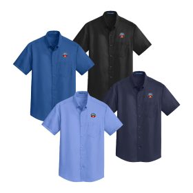 Men's Short Sleeve SuperPro Twill Shirt. S664