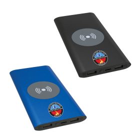 8000MAH Power Bank & Wireless Charger with USB-C Cord. PWR801C