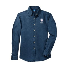 Ladies' Long Sleeve Value Denim Shirt.  LSP10