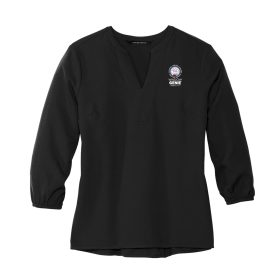 Mercer+Mettle&trade; Ladies' Stretch Crepe 3/4-Sleeve Blouse. MM2011