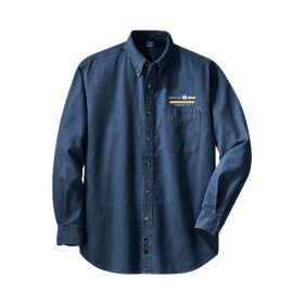 COMMERCIAL - Men's Long Sleeve Value Denim Shirt. SP10
