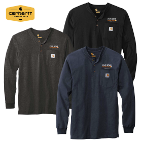 Carhartt&reg; Long Sleeve Henley T-Shirt. CTK128