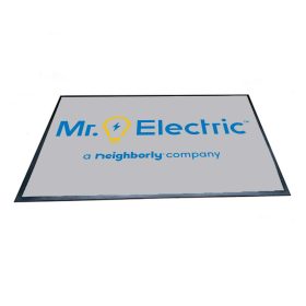 Sublimation 24x36 Loop Floor Mat With Black Edges, Grey