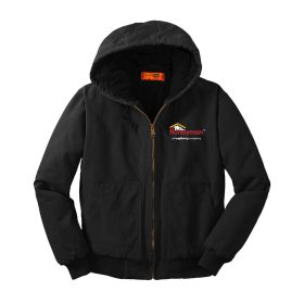 Duck Cloth Insulated Hooded Work Jacket. CSJ41