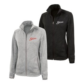 CR Ladies' Heathered Fleece Jacket. 5493