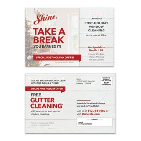 6"x4" Post-Holiday Cleanup Offer 2 Postcard + Mailing