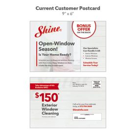 9"X6" Current Customer Postcard (Lots Of 1000)