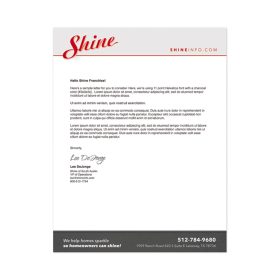 Standard Letterhead (Lots Of 500)