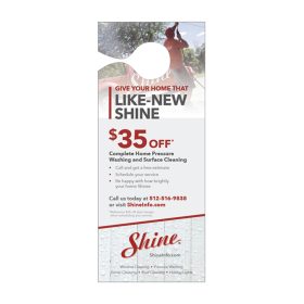 Door Hangers 3.5 X 8.5 - $35 Off Door Hangers