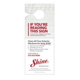 Door Hangers 3.5 X 8.5 - Spring/Summer