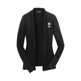 Ladies' Open Front Cardigan Sweater. LSW289