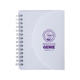 White Spiral Curve Notebook. NB105