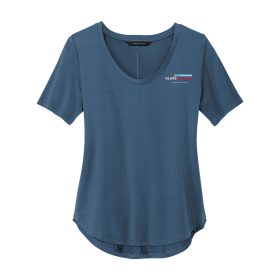 AUTO MERCER+METTLE&trade; Ladies' Stretch Jersey Relaxed Scoop. MM1017