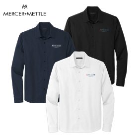 MERCER+METTLE&trade; Men's Long Sleeve Stretch Woven Shirt. MM2000